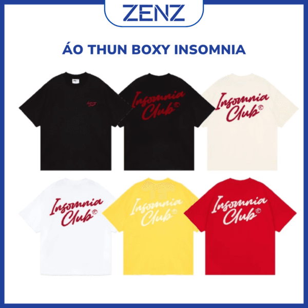 Áo Thun Boxy INSOMNIA