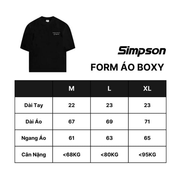 Bảng size simpson