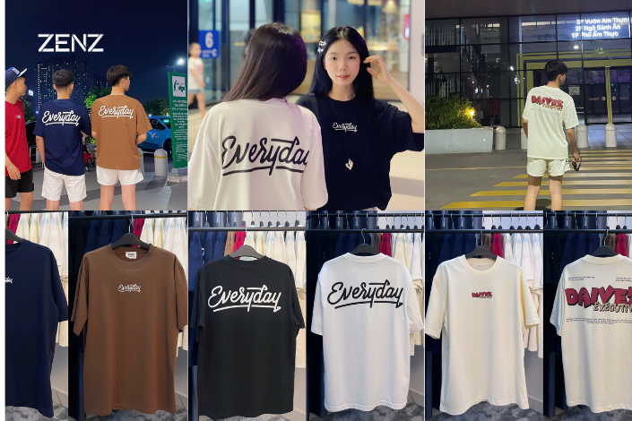 Áo Oversize Hot Trend - 5 Cách Mix Đồ Siêu Chất Bạn Nên Thử Ngay! 2 áo oversize hot trend
