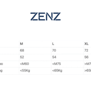 Bảng size áo ZenZ Việt Nam