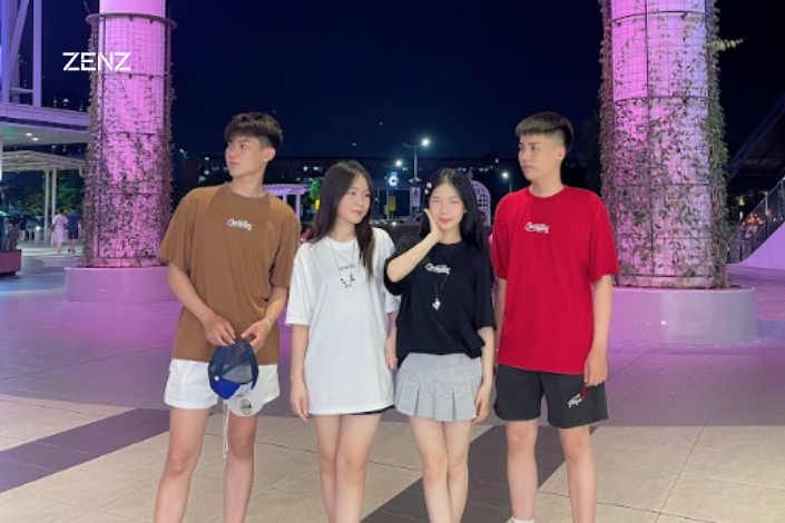 Áo nhóm Unisex - Xu hướng thời trang nhóm 2025! 2 Áo nhóm unisex