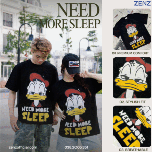 Áo phông "NEED MORE SLEEP"