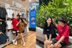 2 Mẫu áo phông đôi oversize thời trang 2 Áo đôi everyday